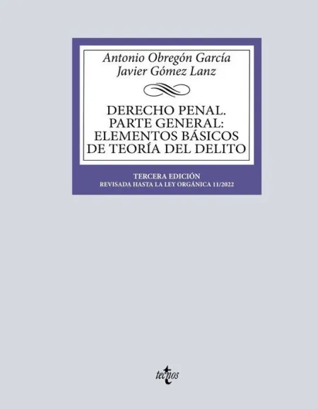 023 Derecho Penal. Parte General