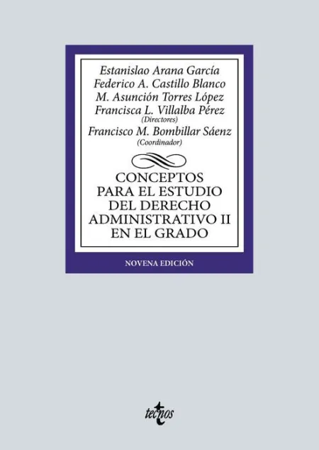 023 Conceptos para el Estudio del Derecho Administrativo Ii en el Grado