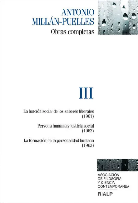 T3 Antonio Millan-Puelles Obras Completas