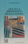 Que Es la Bibliografia