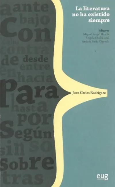 Literatura no Ha Existido Siempre