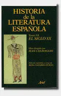 Historia Literatura Espaã?Â±Ola. El Siglo Xx