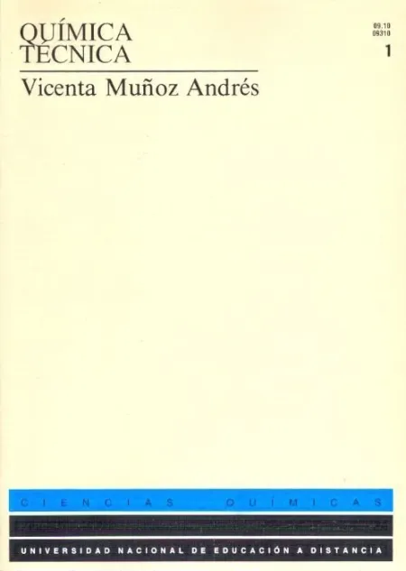 Quã?Â­mica Tã?Â©Cnica. Tomo I