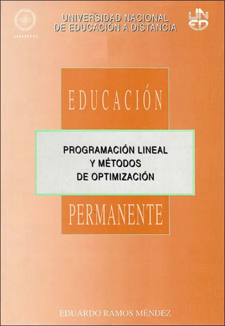 Programaciã?Â³N Lineal y Mã?Â©Todos de Optimizaciã?Â³N