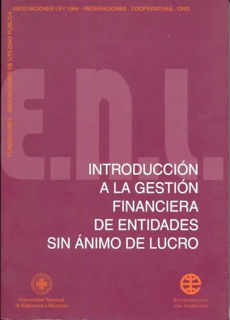 Introducciã?Â³N a la Gestiã?Â³N Financiera en Entidades sin Ã?Â¡Nimo de Lucro