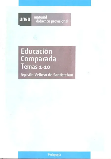 Educaciã?Â³N Comparada (Temas 1-10)