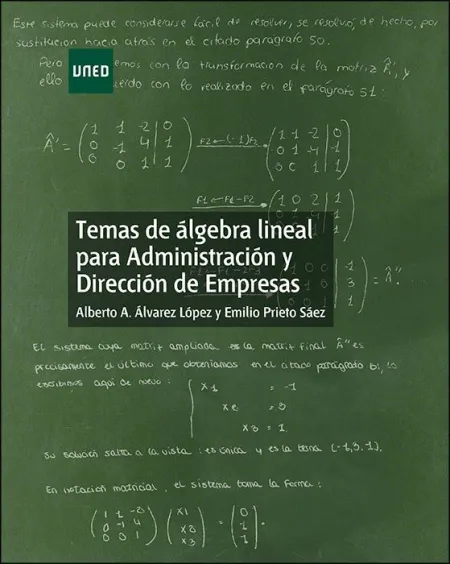 Temas de Ã?Â¡Lgebra Lineal para Administraciã?Â³N y Direcciã?Â³N de Empresas
