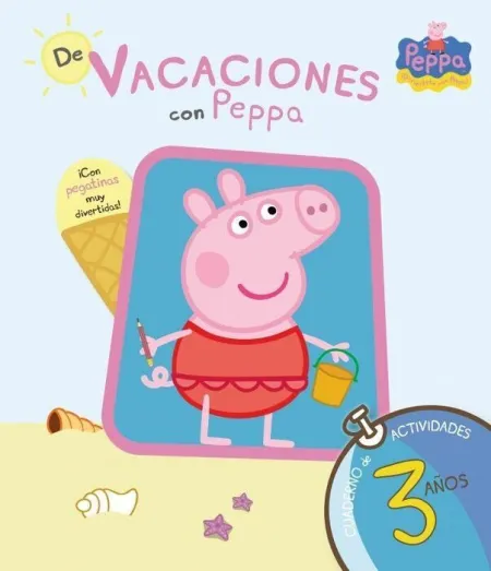 Peppa Pig+3 Años de Vacaciones con Peppa -Cuaderno de Actividades