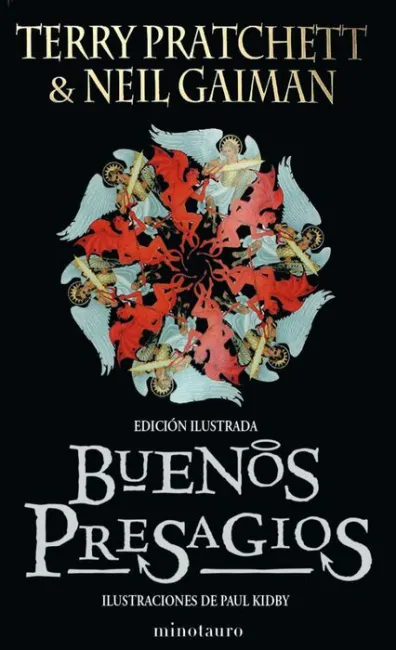Buenos Presagios. Ilustrado por Paul Kidby