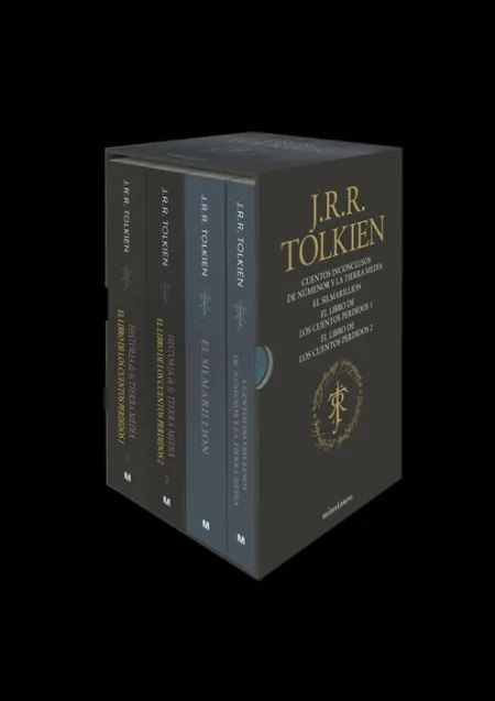 Estuche 4Vols Tolkien: el Silmarillion / Cuentos Inconclusos/ Historia Tierra Media 1/ Historia Tierra Media 2