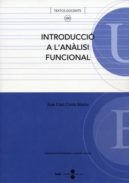 Introducciã?Â³ a L'anã?Â Lisi Funcional