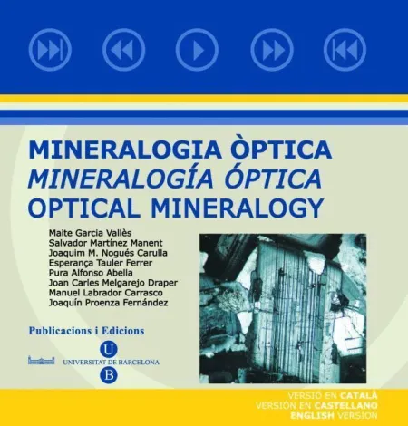 Cd-Rom Mineralogia Optica (Català - Castellà - Anglès)