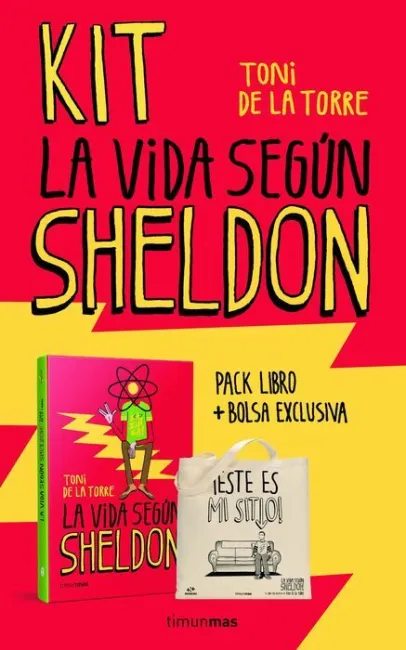 Kit la Vida Segun Sheldon Libro + Bolsa Exclusiva