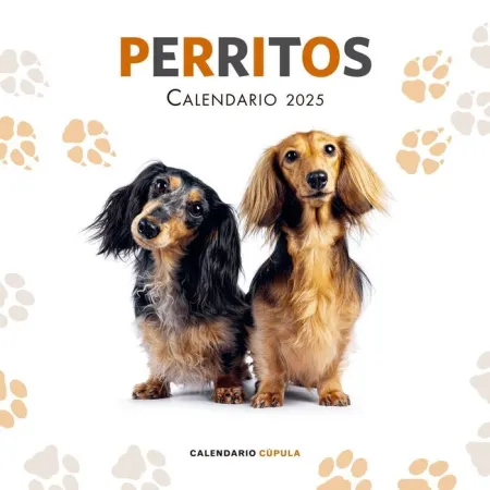 Calendario Pared 2025 Perritos