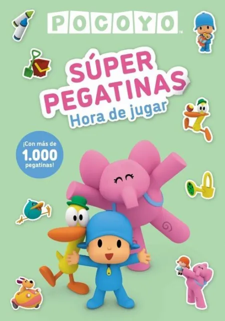 Pocoyó. Actividades - Súper Pegatinas. Hora de Jugar. ¡Con Más de 1. 000 Pegatina