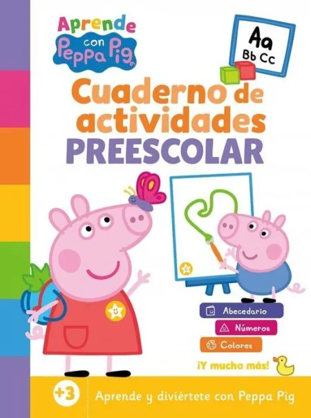 Peppa Pig+ 3 Años Cuaderno Actividades Preescolar
