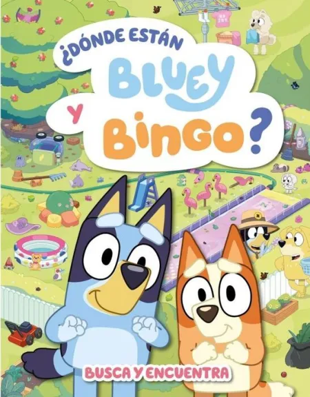 Bluey. Actividades - ¿Dónde Están Bluey y Bingo? (Edición en Español)