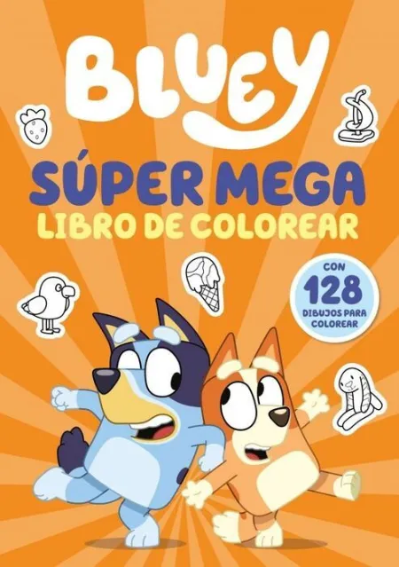 Bluey. Actividades - Súper Mega Libro de Colorear