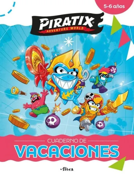 Piratix 5-6 Años Cuaderno de Vacaciones