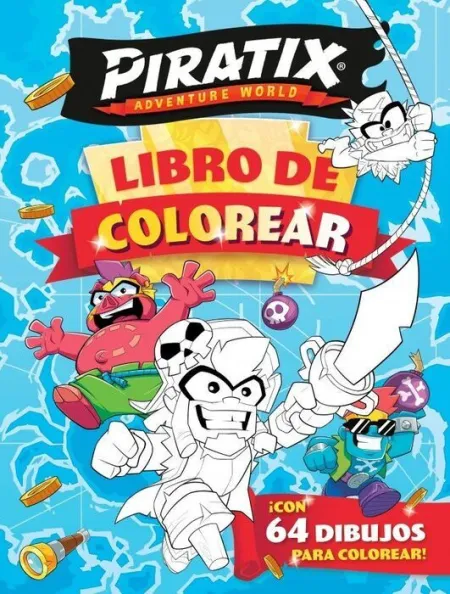 Piratix. Actividades - Libro de Colorear