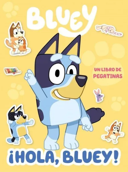 Bluey. Actividades - ¡Hola, Bluey! Libro de Pegatinas