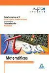 Matematicas. Prueba Acceso Grado Superior.