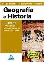 007 T/2. Geografia e Historia. Temario. Cuerpo de Profesores de...