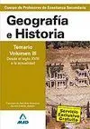 007 T/3. Geografia e Historia -Temario Profesores Enseñanza Secundari