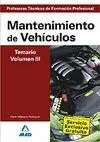 T/Iii Mantenimiento de Vehiculos -Temario para Profesores Tecnico