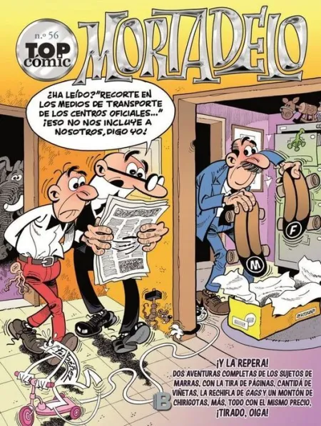 Contrabando ¡Tijeretazo! (Top Cómic Mortadelo 56)