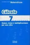 06 -Cuad/7 Matematicas. Sumas,Restas y Multiplicaciones una Cifra
