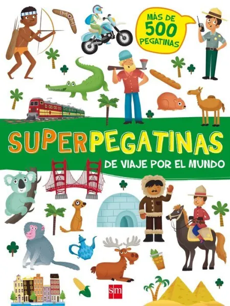 Superpegatinas de Viaje por el Mundo. Mas de 500 Pegatinas