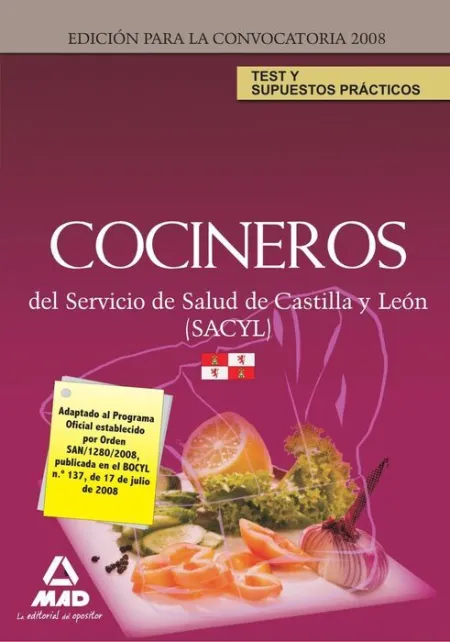08 Cocineros del Servicio de Salud de Castilla y León
