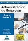 010 Temario Iii Administracion de Empresas -Cuerpo de Profesores