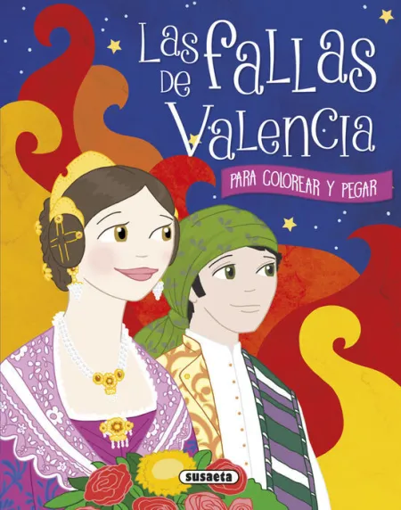 Las Fallas de Valencia para Colorear y Pegar