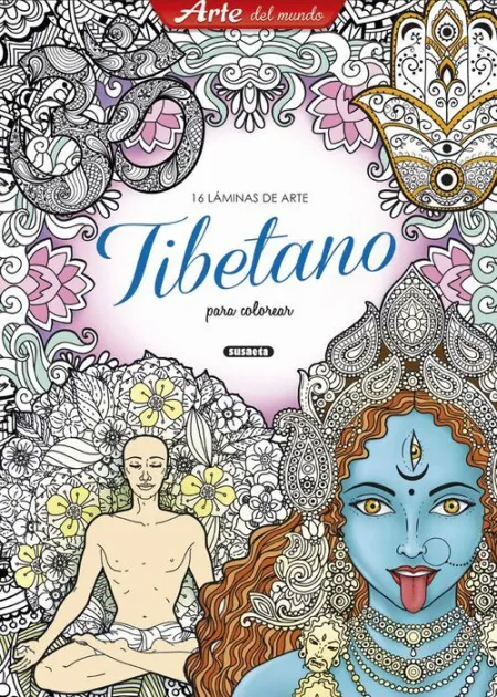 Tibetano para Colorear. 16 Laminas de Arte Ref 916-04