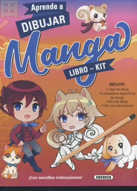 Aprende a Dibujar Manga -Libro Kit Ref. 3623-4