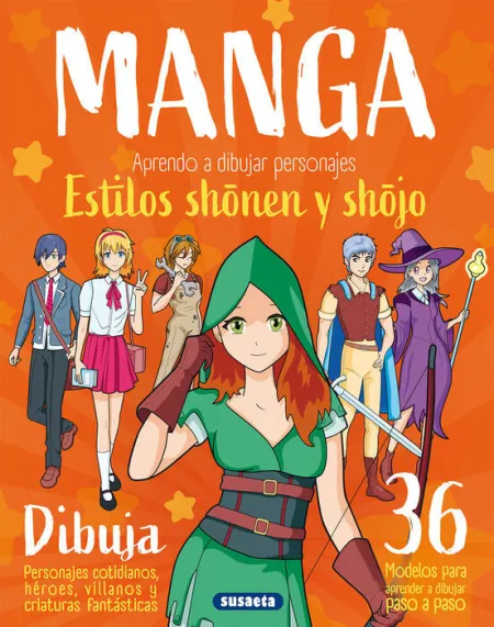Manga. Aprendo a Dibujar Personajes Estilos Shonen y Shojo Ref. 935-01