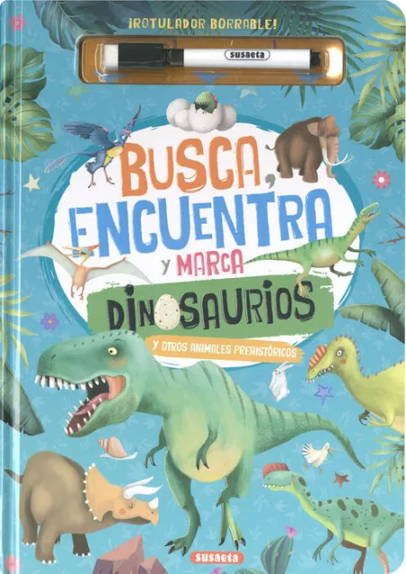 Busca, Encuentra y Marca Dinosaurios y Otros Animales Prehistoricos Ref. 3640-01