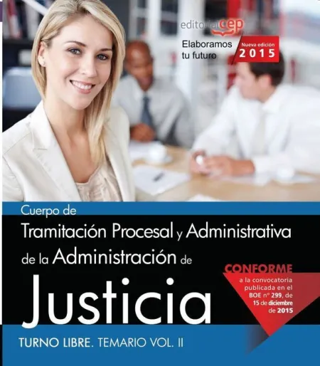 015 T2 (Libre) Cuerpo Tramitacion Procesal y Administrativa de la Administracion de Justicia