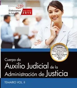 015 T2 Cuerpo Auxilio Judicial de la Administración de Justicia