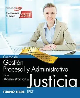 018 T1 Test (Libre) Gestión Procesal y Administrativa Administración Justicia