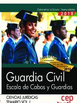 018 T1 Guardia Civil Escala de Cabos y Guardias. Ciencias Jurídicas