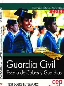 018 Test Guardia Civil Escala de Cabos y Guardias. Test Sobre el Temario.