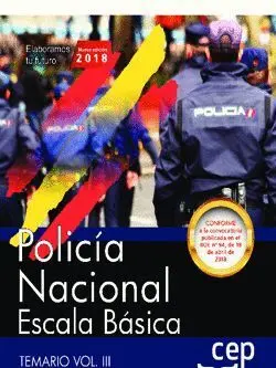 018 T3 Policía Nacional Escala Básica