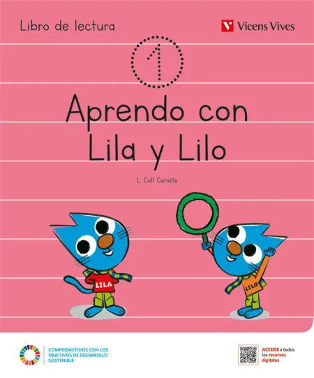 022 3Años Aprendo con Lila y Lilo Libro de Lecturas 1