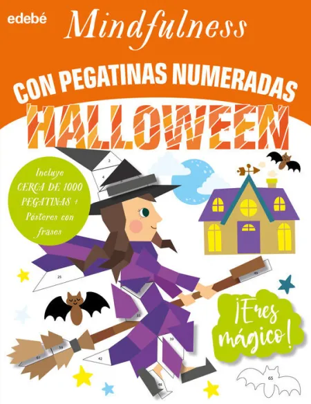 Halloween. Mindfulness con Pegatinas Numeradas