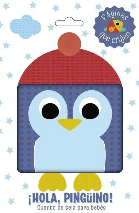 Hola Pingüino Cuento de Tela para Bebes