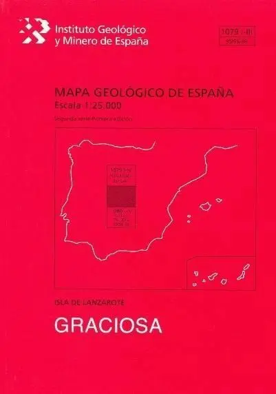 Graciosa -Lanzarote. Mapa Geologico España 1079-I-Iii/95/96-68