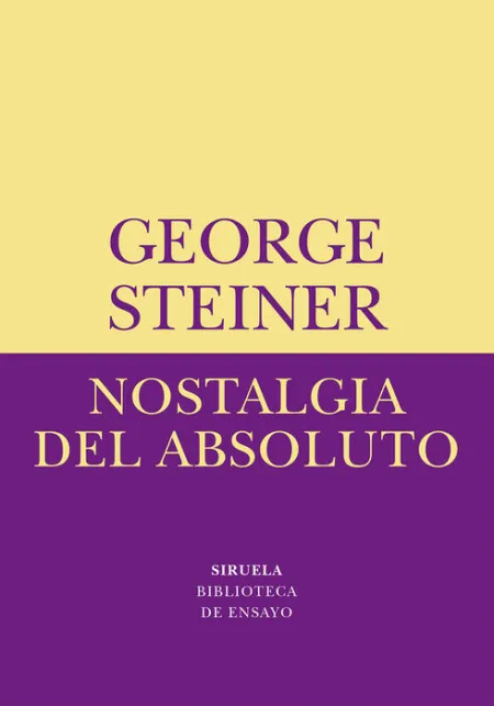 Nostalgia del Absoluto Be-12